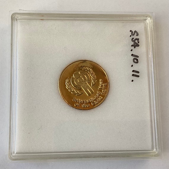 中華民国 民衆抗敵後援会 勲章 記念章 古銭 絵銭 希少品 International Year of the Child 1979 Official Medal, Japan