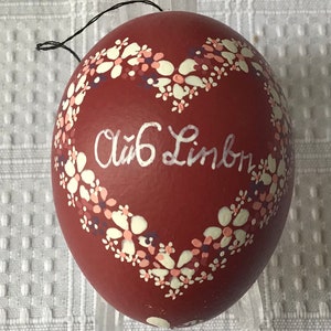 Vintage Easter Egg Tree Ornament From Germany Dated 1984