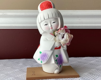Vintage,hakata Doll,hakata Figurine,japanese Doll,japanese
