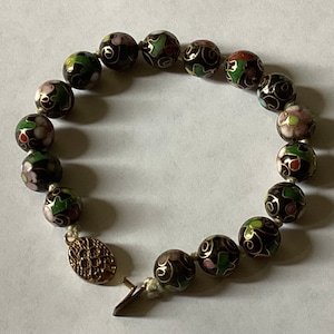 Vintage Chinese Cloisonne Bracelet