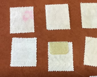 Lot of 10 Antique (1913) and Vintage Japanese Stamps, 5,7,10