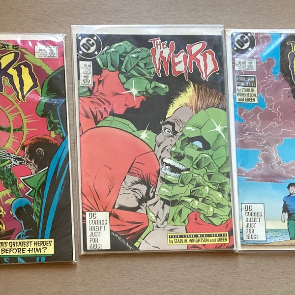 Lot van 3 DC Comics The Weird Comic Books, 1988, # 1,2,3