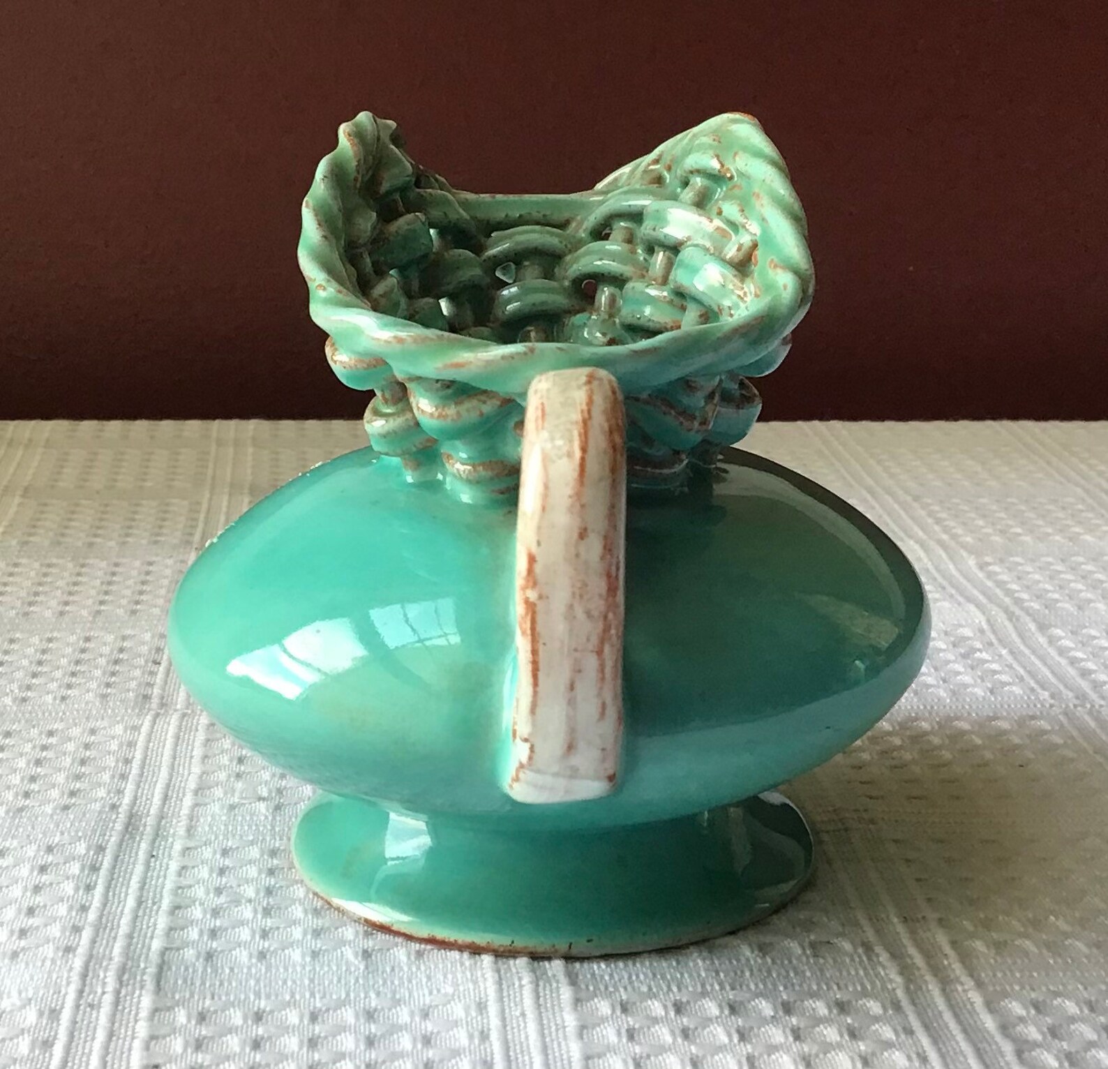 Vintage Decorative Art Pottery Pitcher/ Vase Made in Belgium Etsy