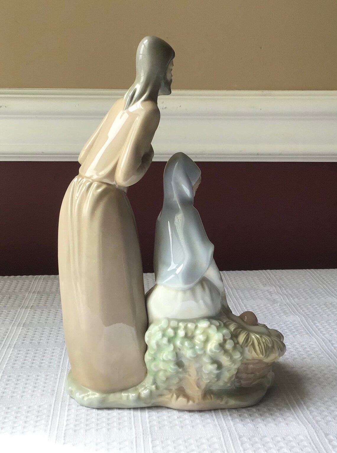 Vintage NAO By Lladro Porcelain Nativity Figurine Hand Made Etsy