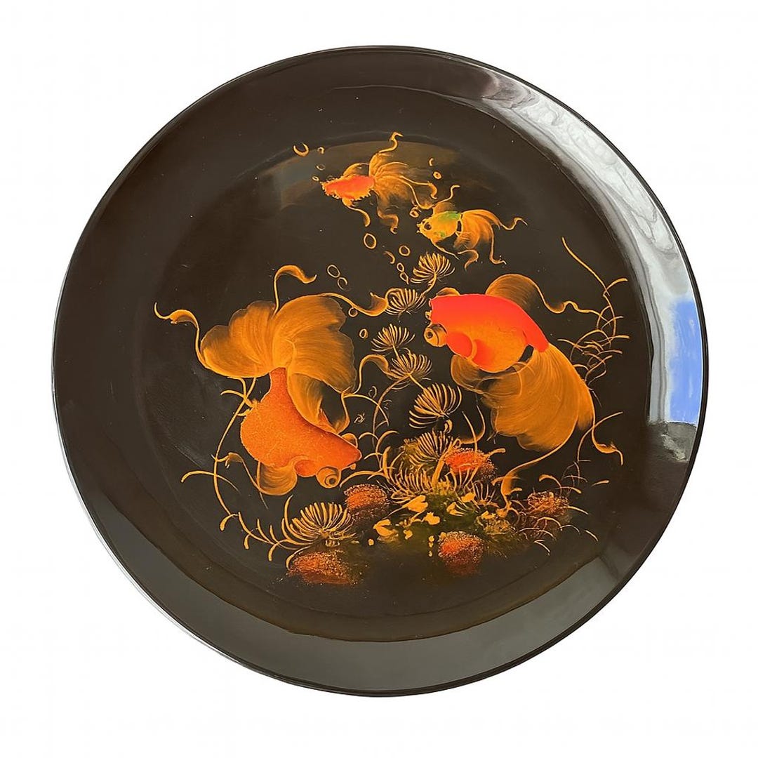 black lacquer box mop inlay koi fish Japanese Yin Yang Wooden with Hinged Lid Handmade Wedding Keepsake Boxes Decorative Wooden Storage Boxes Large Wood Memory Box for Crafts Jewelry Photo, Bridal Shower Gifts : Home Mother Of Pearl Inlay Koi