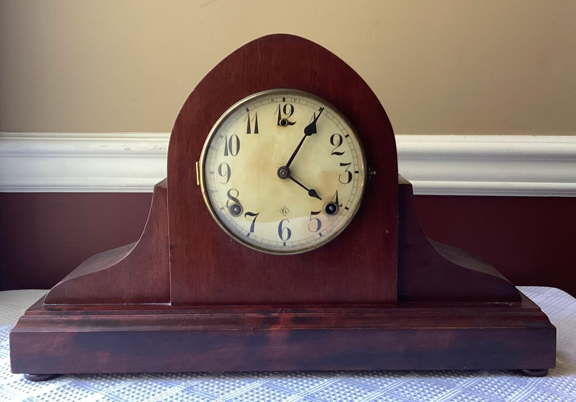 Antique WM. L. Gilbert Clock Company Mantel Clock, USA, (may Need