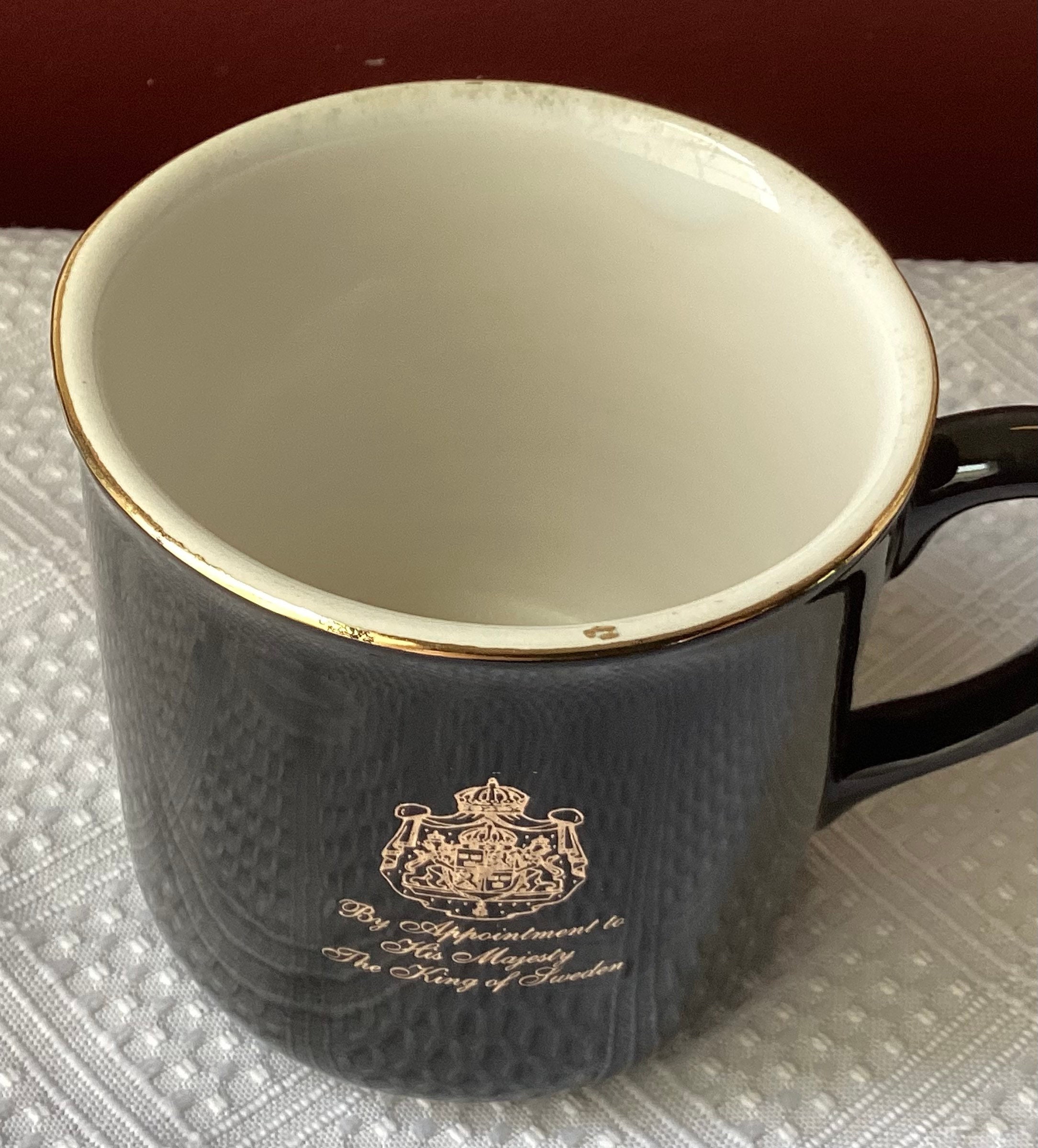 VTG Gevalia Ceramic Kaffe Mug by Appointment to His Majesty the