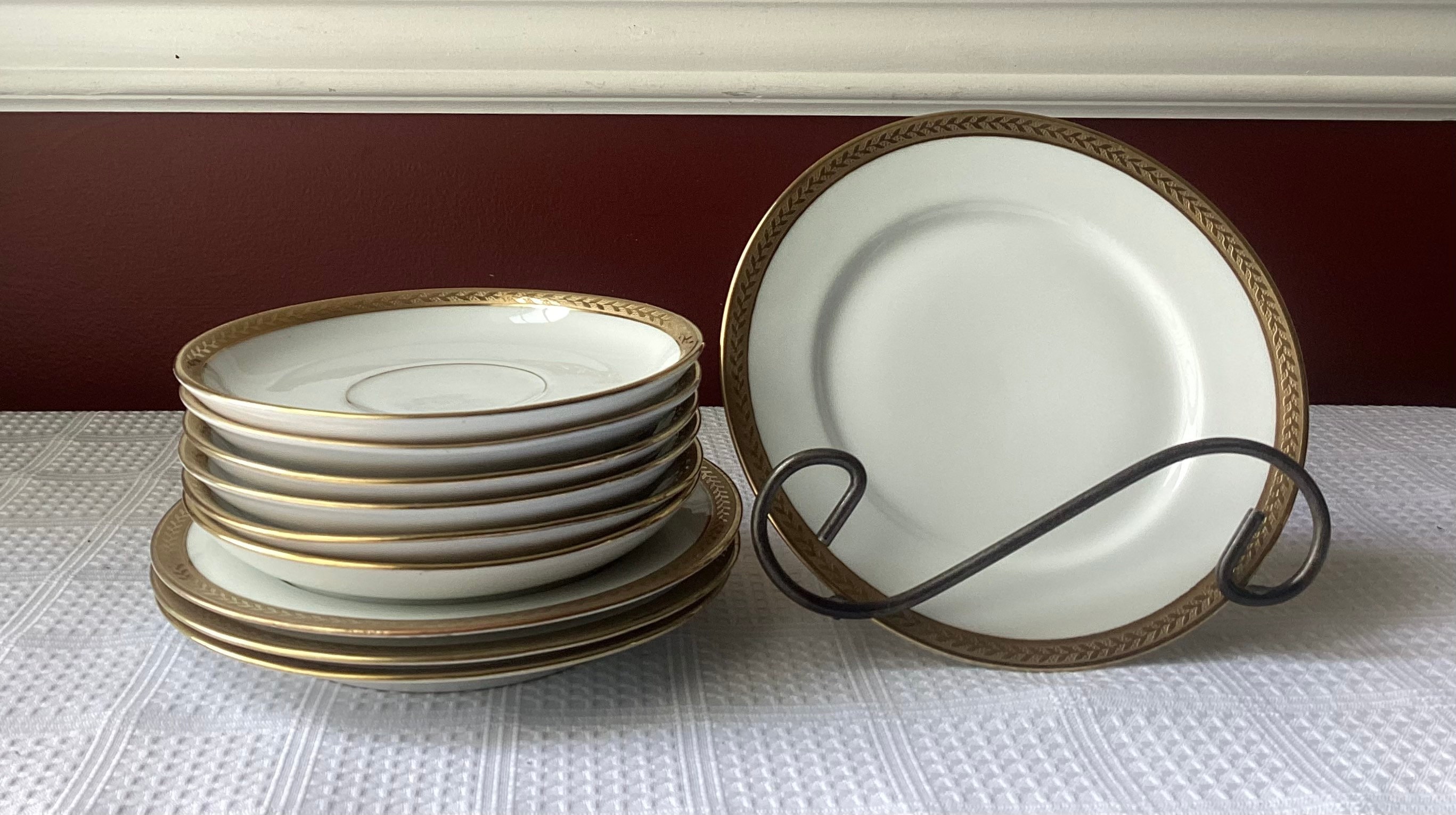 Vintage 10piece Royal Bayreuth Bavaria Porcelain Plates 4 & Etsy