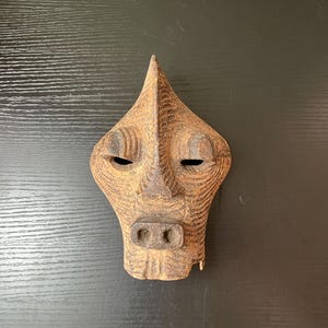 Vintage African Songye Wooden Carved Mask