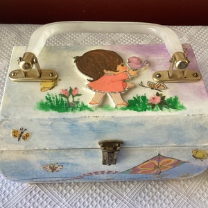 Vintage Handmade & Signed Children’s Treasure Chest/ Keepsake Box