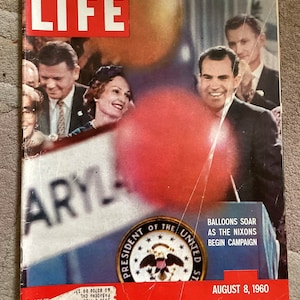 Vintage Life Magazine August 8, 1960 - Nixon’s Campaign
