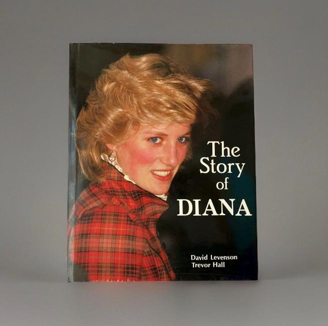 The Story of Diana Hardcover Book by David Levenson & Trevor Hall, 1985