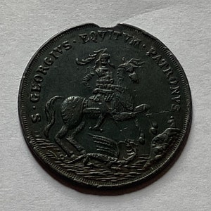 Vintage St. George In Tempestate Securitas Token, 1&quot; W.