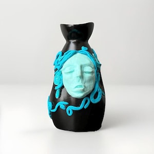 Vintage Japanese Sake Bottle Tokkuri – Ceramic Glaze with Unique 3D Face Design