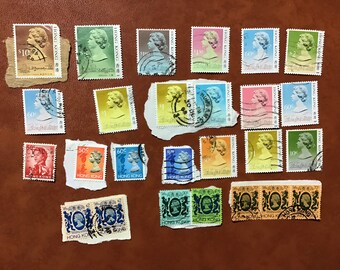 Lot of 26 Vintage Hong Kong Postage Stamps - Etsy