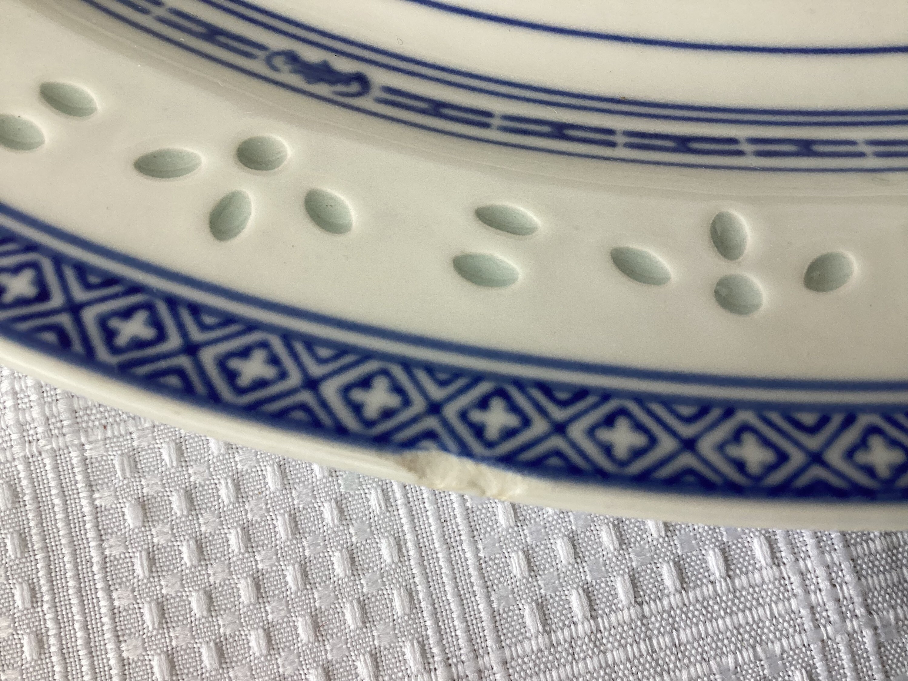 Vintage Chinese Porcelain Rice Eye/ Rice Grain Serving | Etsy