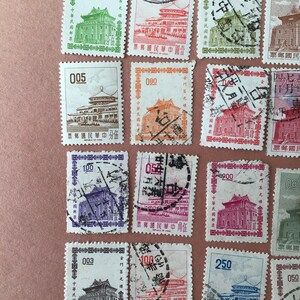 Lot of 23 Vintage Chinese Postage Stamps, Used, Lot #13 - Etsy