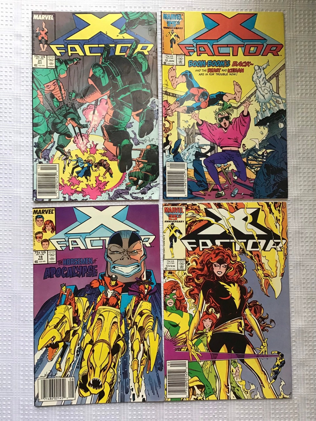 Lote de 4 cómics de Marvel X Factor nº 12, 13, 19, 21 - Etsy España