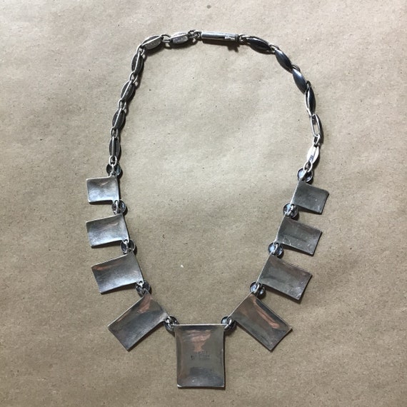 Wonderful Vintage Thai Sterling Silver Choker/ Ne… - image 7