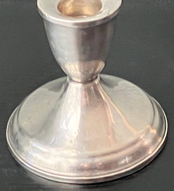 Vintage Duchin Creation Sterling Weighted Candlestick Holder, 3