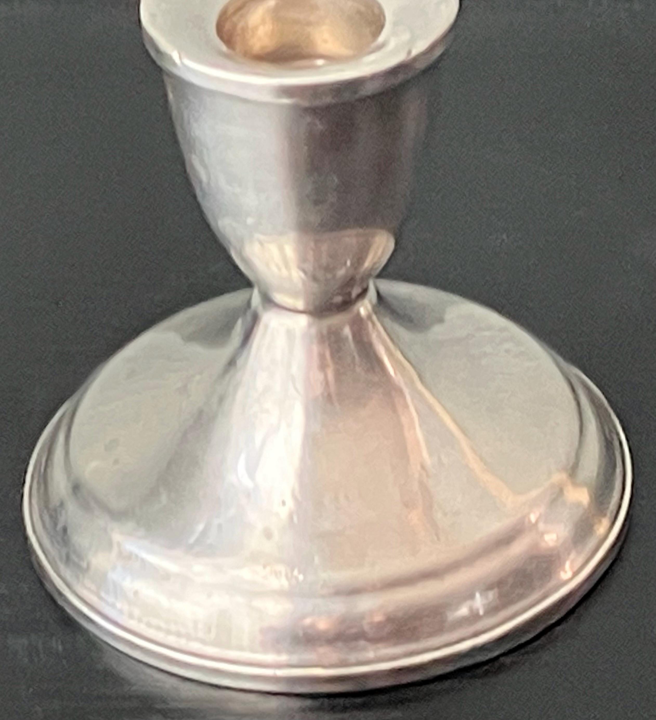 Vintage Duchin Creation Sterling Weighted Candlestick Holder, 3