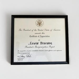 Jimmy Carter Auto Pen signed Appreciation Letter, 1973