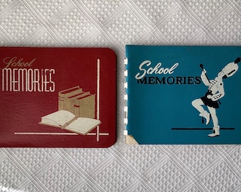 Lot of 2 Vintage 1950’s Children’s School Memories Books, Manassas, Virginia