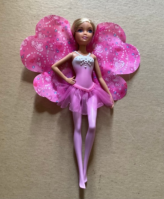 Vintage Barbie Fairytale Magic Doll, Blonde Hair, Blue Eyes, Pink