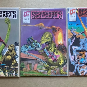 Lot of 3 QC Comics Scavengers Comic Books, No&#39;s 1, 2 & 4