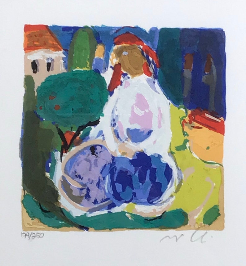 Signed And Numbered 179250 Amos Yaskil Limited Edition Silkscreen