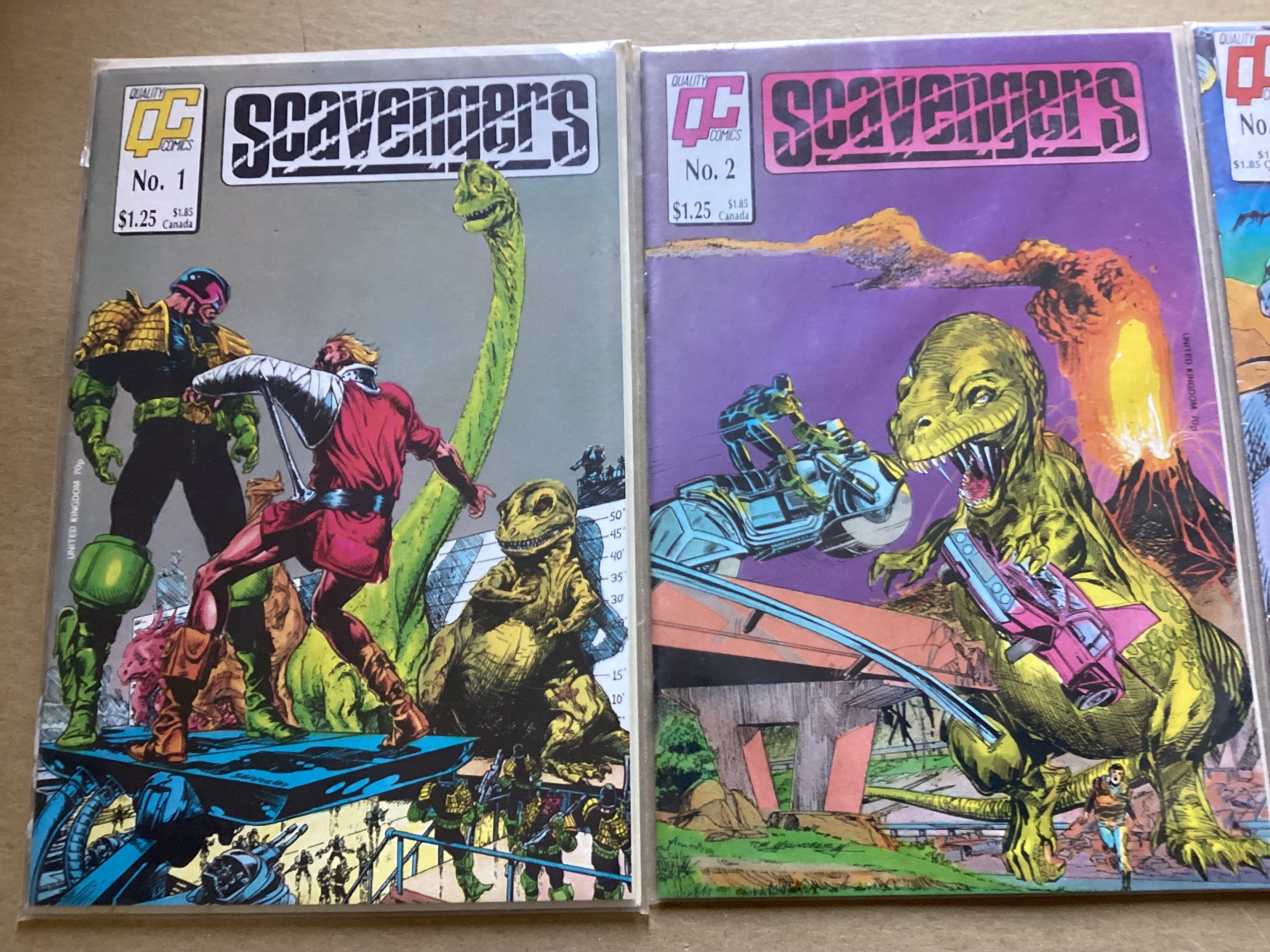 Lot of 3 QC Comics Scavengers Comic Books, No's 1, 2 & 4 - Etsy