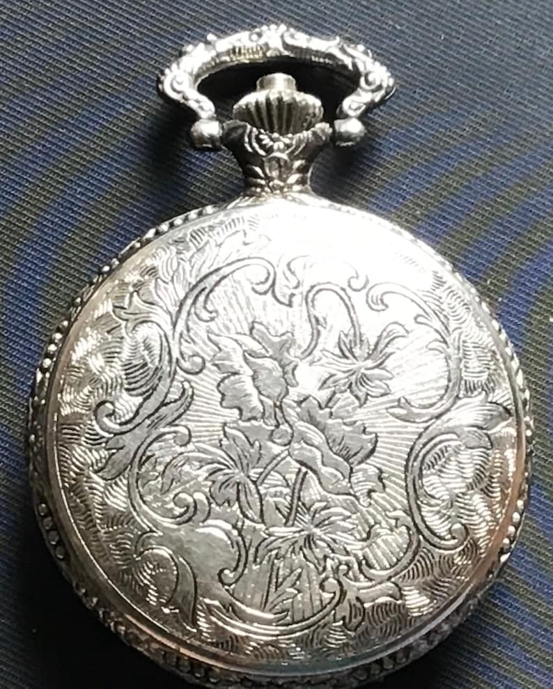 Vintage Field Ranger Pocket Watch Quartz Japan Movement Etsy