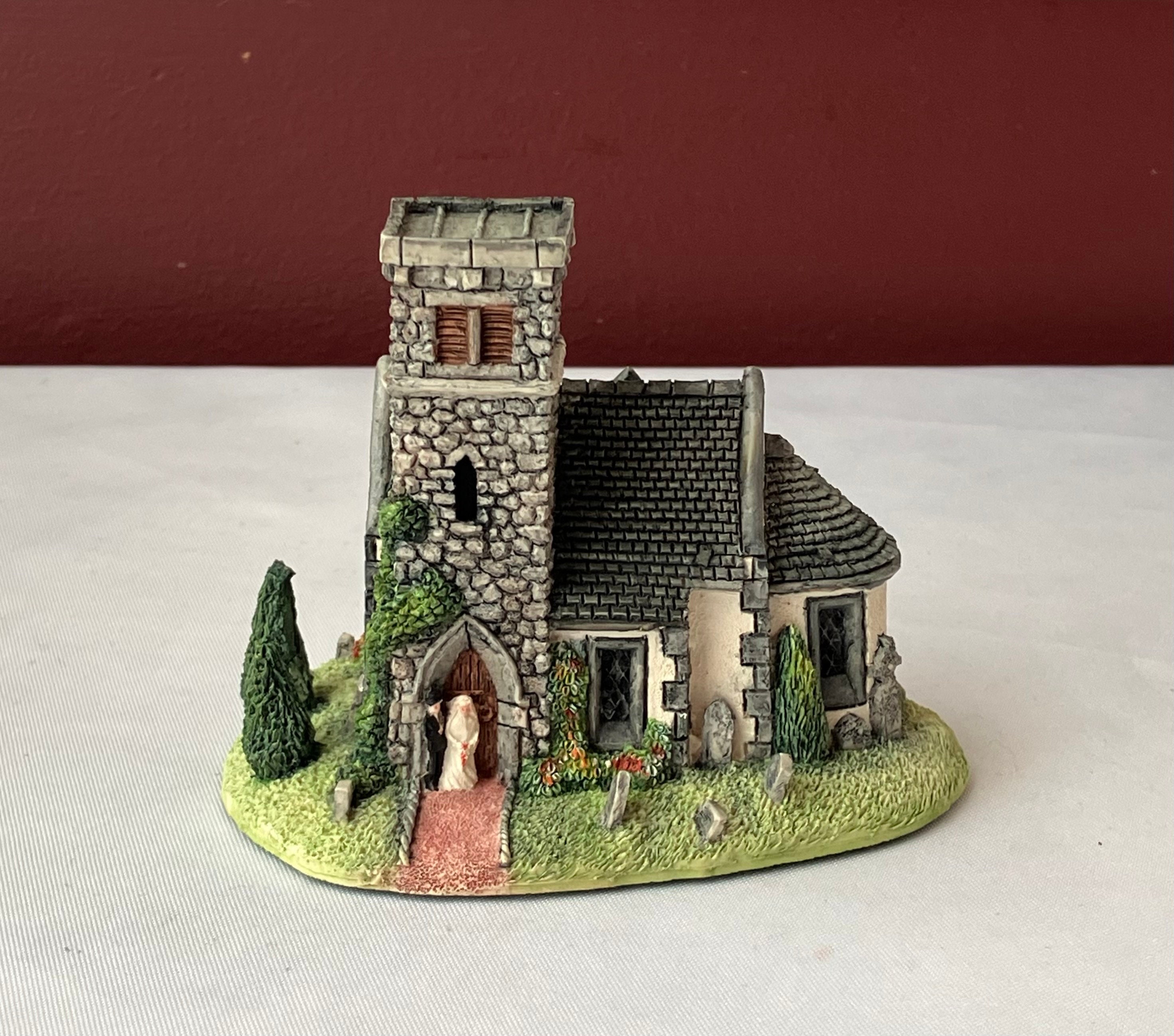 90s Ireland製 Hand Made Statue VTG the Irish Heritage Collection Holy Trinity Church
