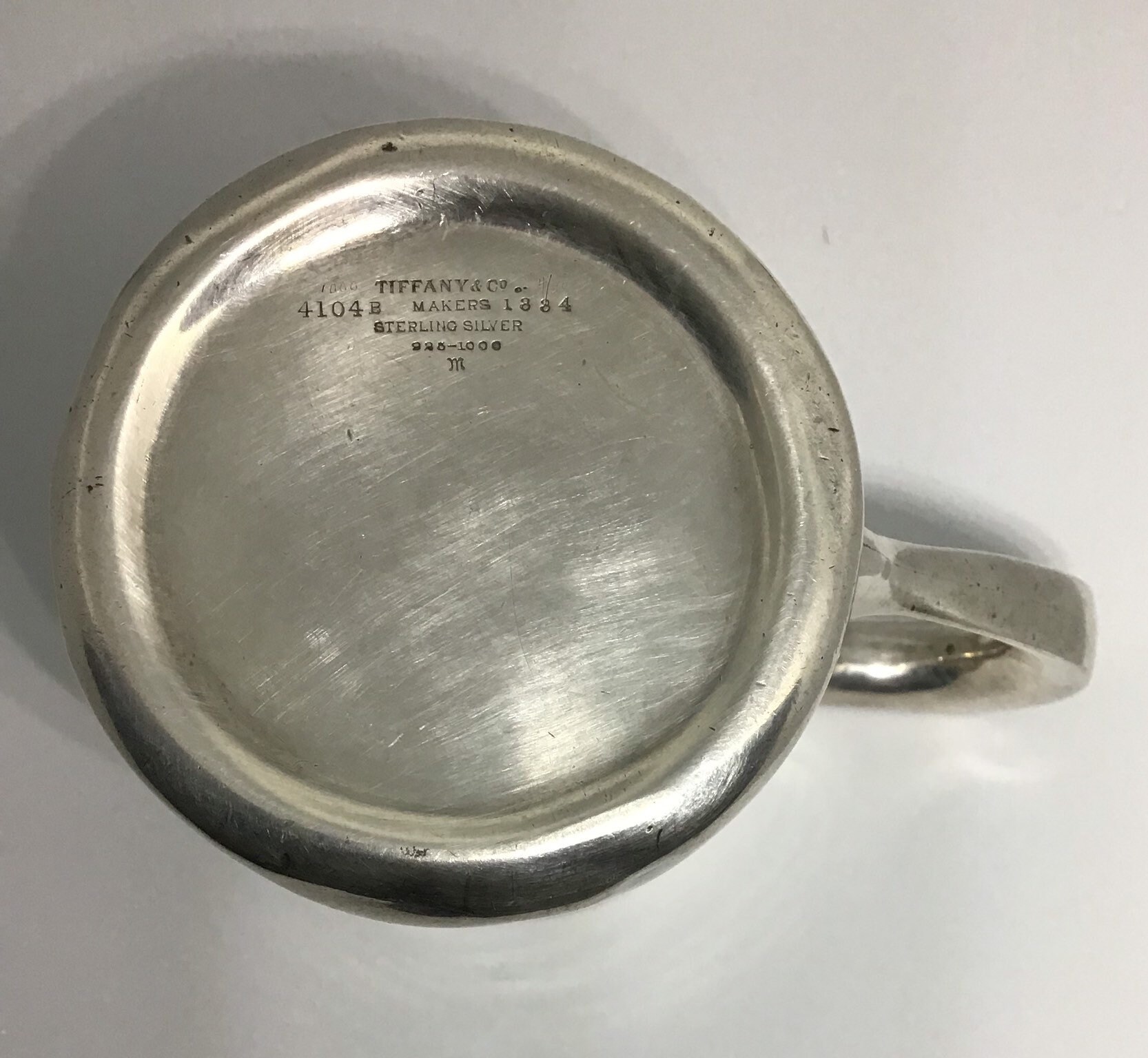 Tiffany & Co. Sterling Silver (925) Baby Cup, Engraved Pauline