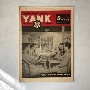 WWII Yank The Army Weekly Magazine, Nov. 16, 1945, Vol. 4, No. 21