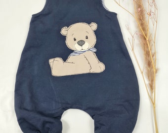 Strampler Romper Onesie Gr. 68 Applikation Stickerei Doodle