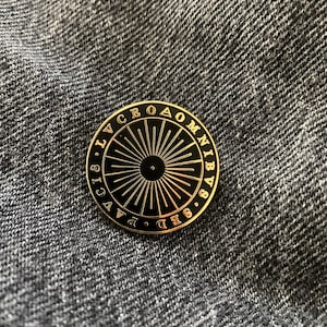 Alchemical Sun Pin/ Philosopher&#39;s Stone/ Alchemy/ Pin with sun