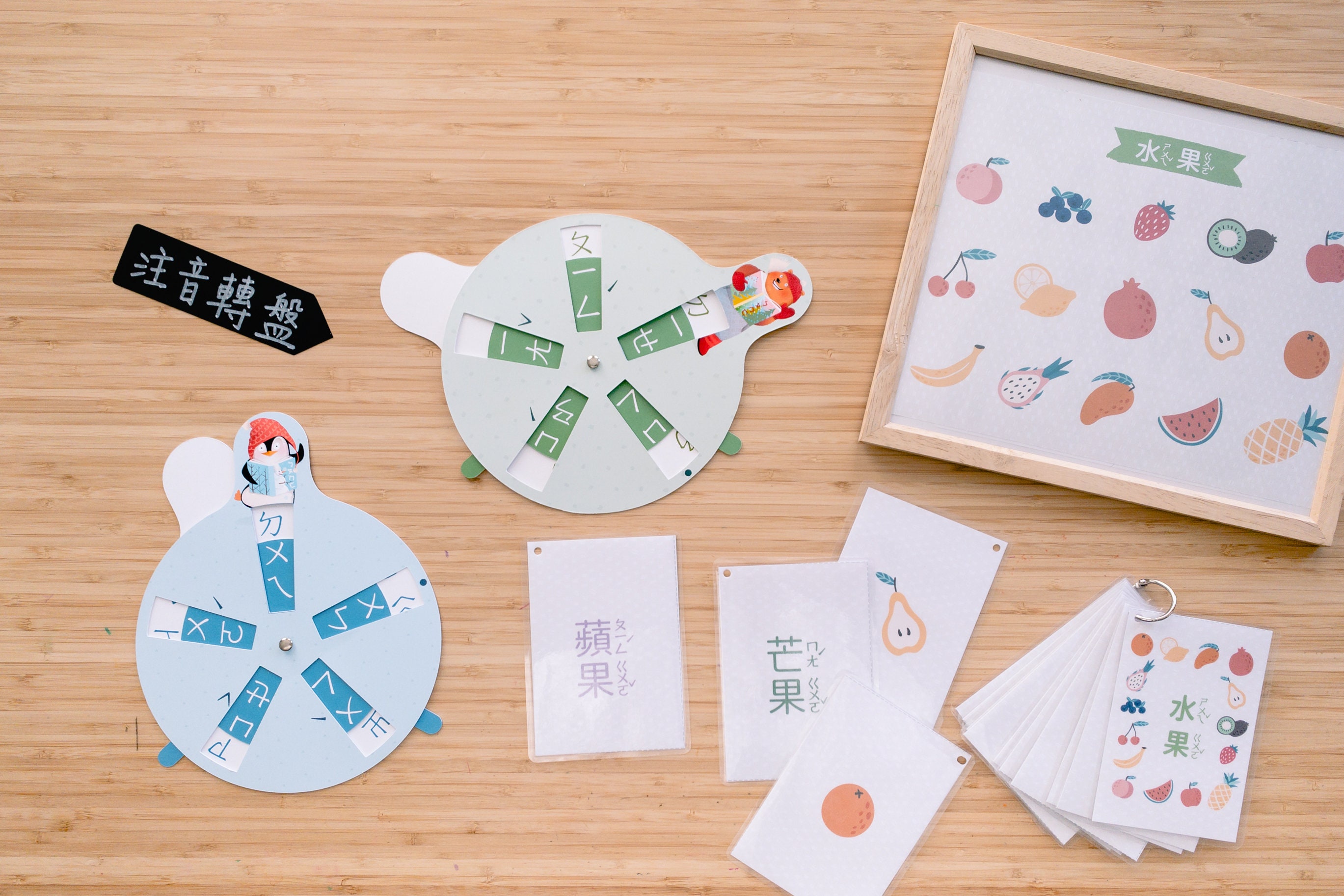  Bopomofo Phonics Rotating Wheel Taiwan Bopomofo Etsy 