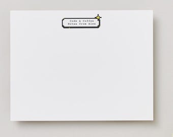 Personalized Software Engineer Note Cards: Computer Science Gift