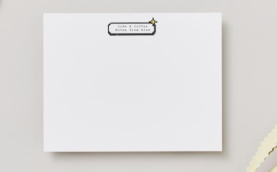 Personalized Software Engineer Note Cards: Computer Science Gift