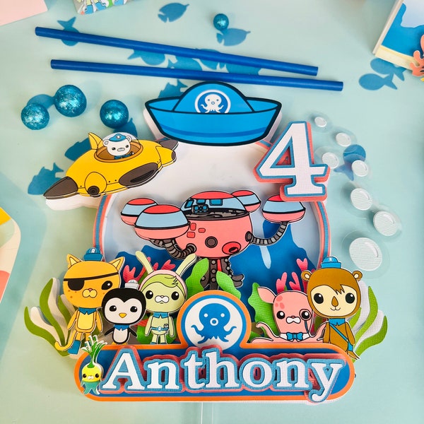 Octonauts Cake Topper Etsy Australia