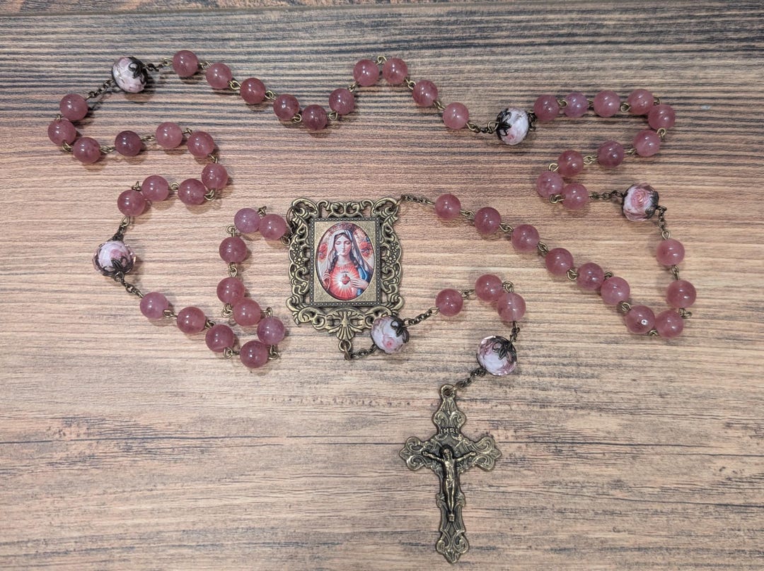 Immaculate Heart of Mary Rosary, Immaculate Heart, Catholic Rosary ...