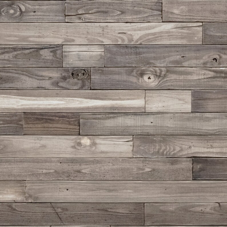 Easy Reclaimed Wood Planks for Accent Wall. Glue and Stick Etsy