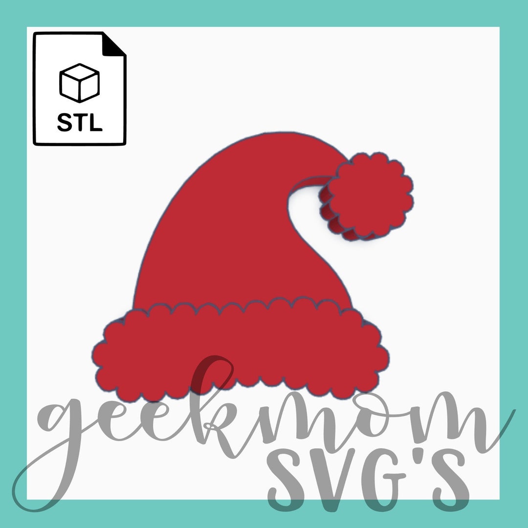 Santa Claus, Straw Topper STL File for 3D (1962165)