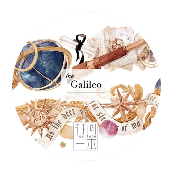 Galileo Astrology Washi Tape Sample