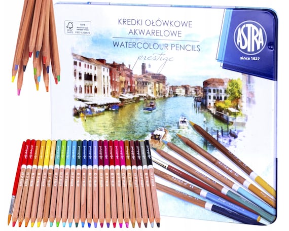 Astra Watercolor Crayons. 24pcs. 