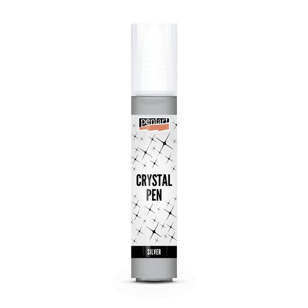 Pentart, crystal pen_silver 100ml