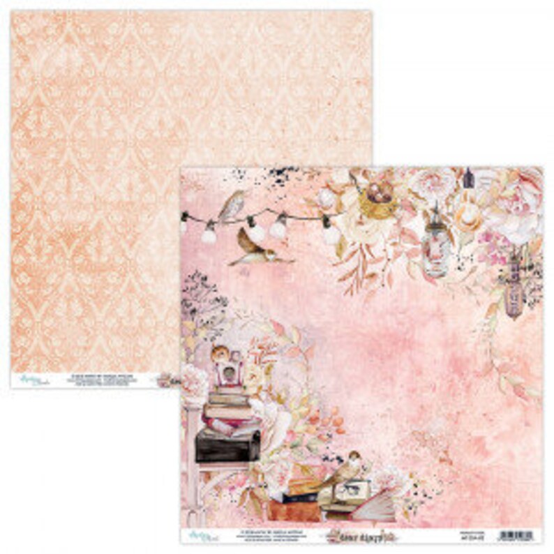Mintay by Karola. Paper Scrapbooking 12\u0175x12 dear diary