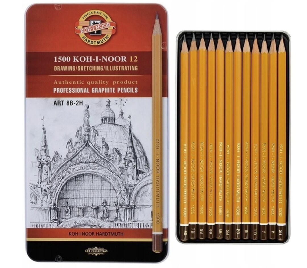 Graphite Pencils 12Pcs/Set Drawing Pencil for School 2H-8B Sketch