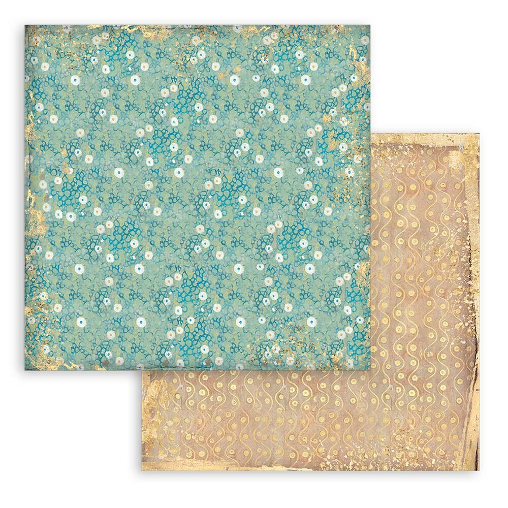 Stamperia International SBBL26 12 X 12 In. Album Scrapbooking Paper Pad 44 Blues Pack Of 10 - View #5